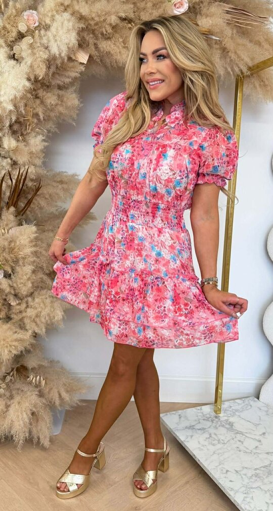 CUTE BLOEMIE DRESS 4884 PINK