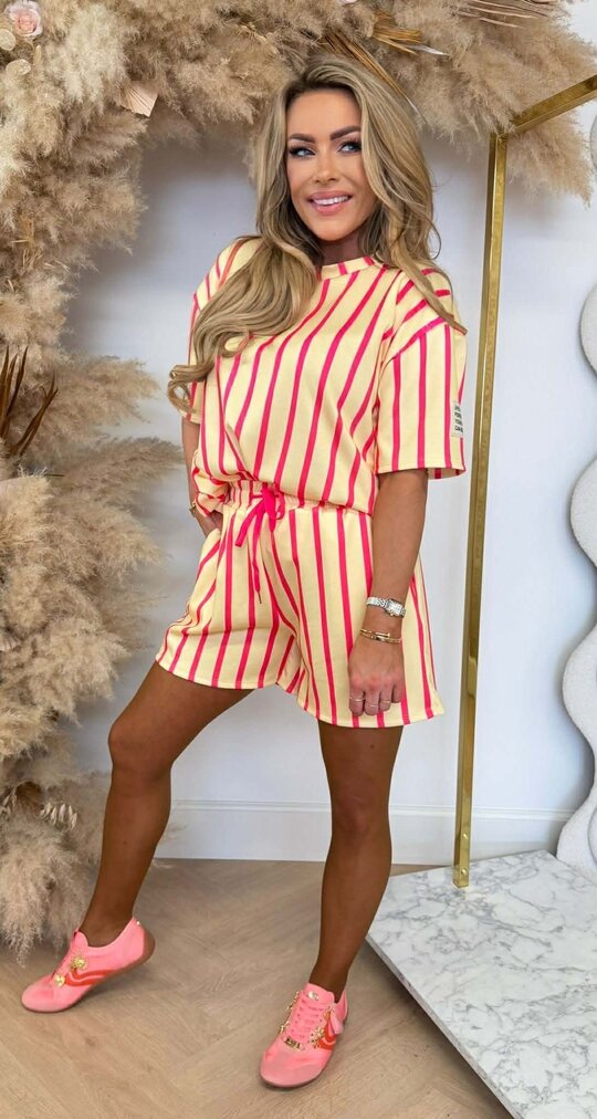 BADGE STRIPE SET YELLOW