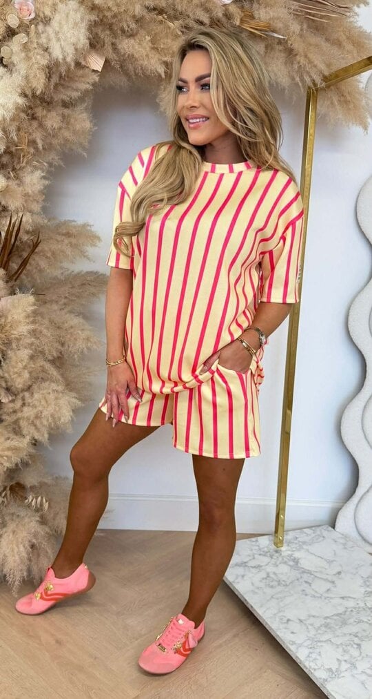 BADGE STRIPE SET YELLOW