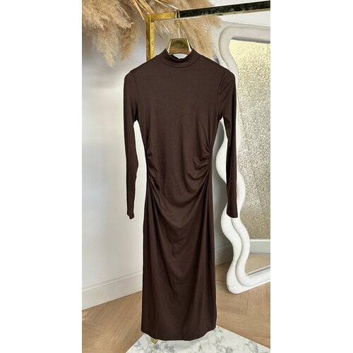 BY SWAN PERFECT BASIC DRESS 9978 COFFEE