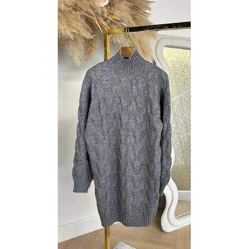 KABEL OVERSIZED DRESS 5566 GREY