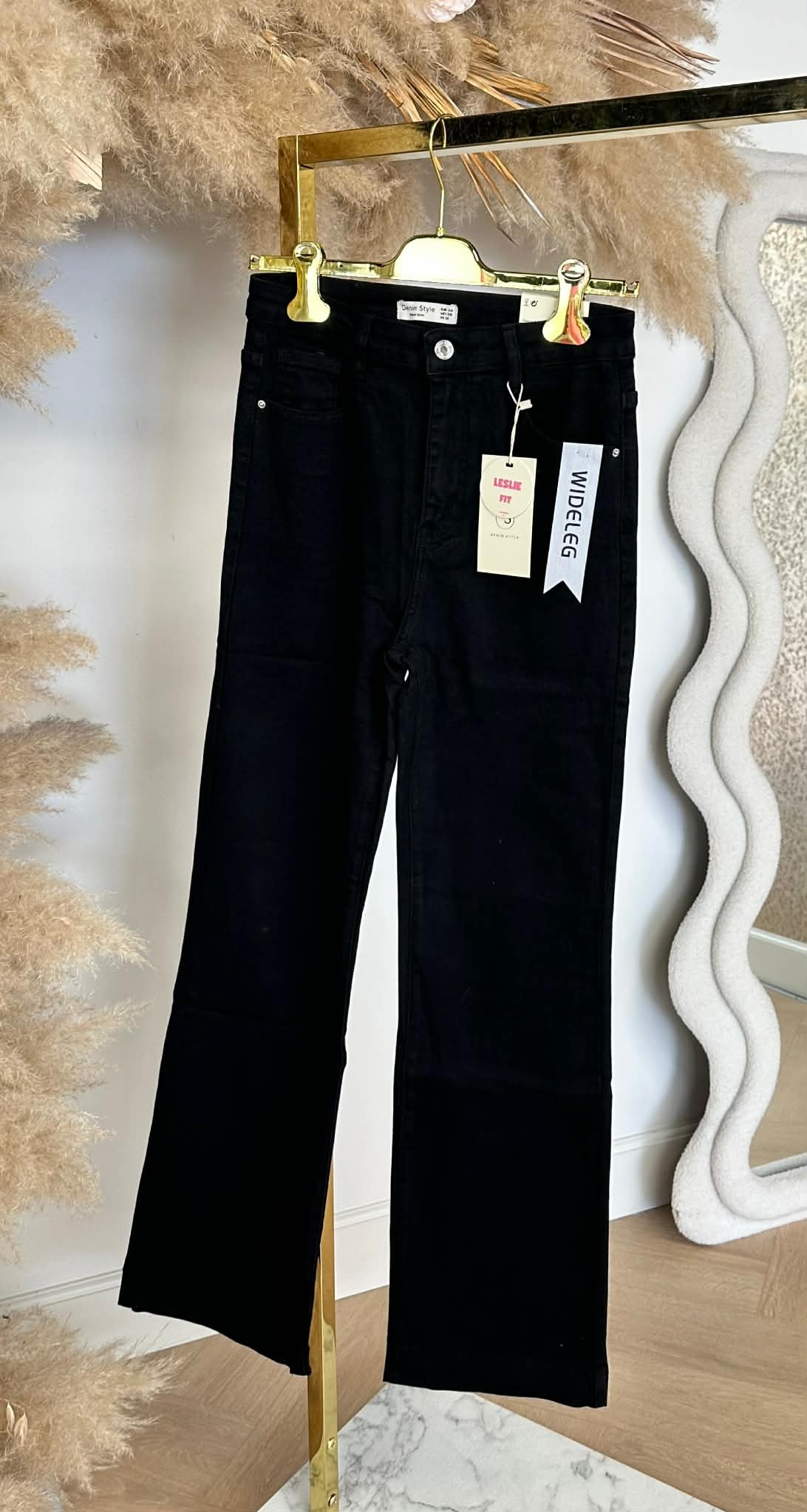 WIDE LEG LEVI JEANS 6881 BLACK