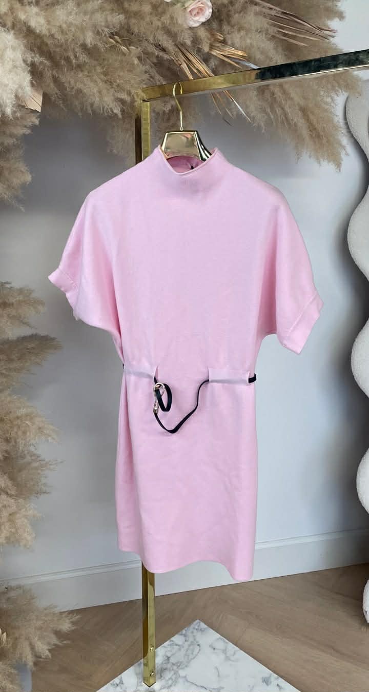 BELT SOFT DRESS PINK
