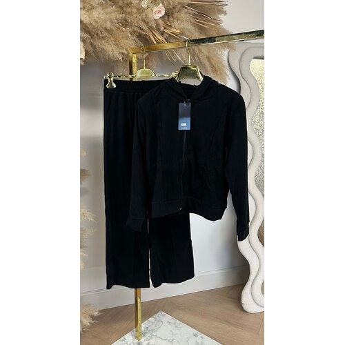 MOLLY BASIC SOFT ZIP SET 301 BLACK