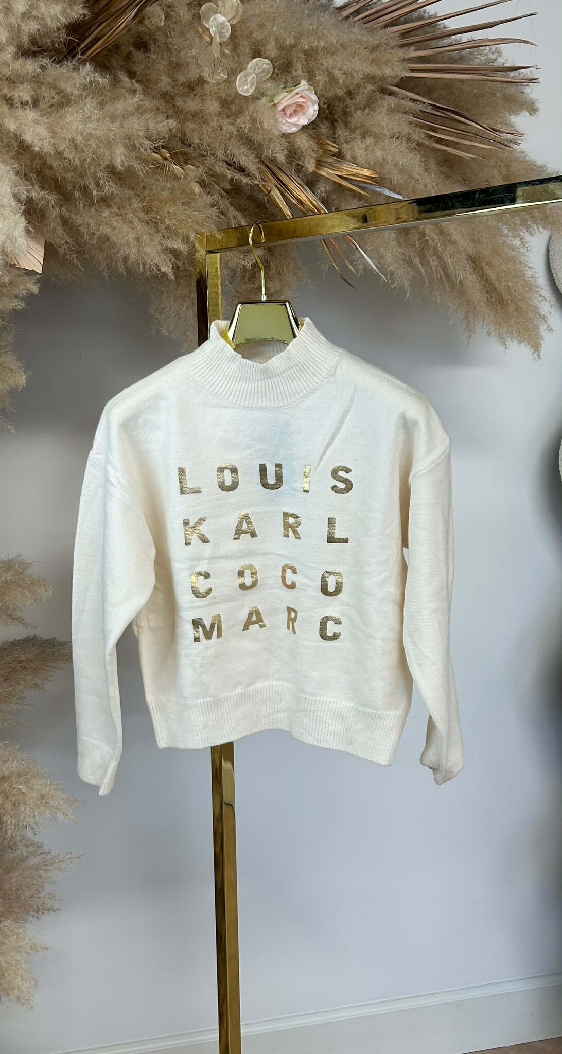 LOUIS DESIGN SWEAT 3831141 LIGHTBEIGE
