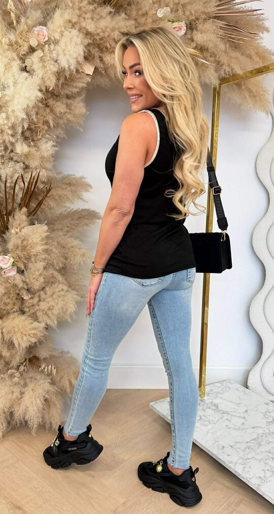 JOLIE GOLDY SINGLET BLACK JOLIE GOLDY SINGLET BLACK