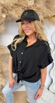 EASY LACE DETAIL BLOUSE BLACK EASY LACE DETAIL BLOUSE BLACK