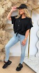 EASY LACE DETAIL BLOUSE BLACK EASY LACE DETAIL BLOUSE BLACK