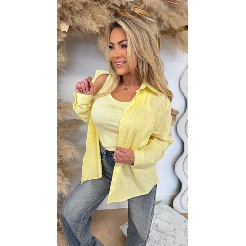 SAINT TROPEZ BLOUSE + TOP 15531 YELLOW