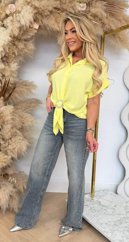 GOLDEN KNOT BLOUSE YELLOW