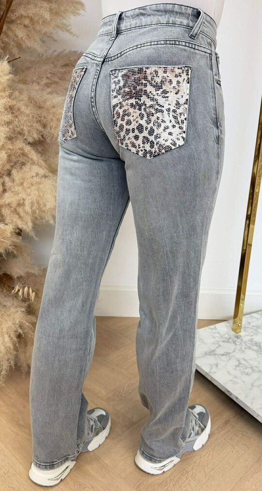 SHINE LEO POCKET JEANS 6173 GREY