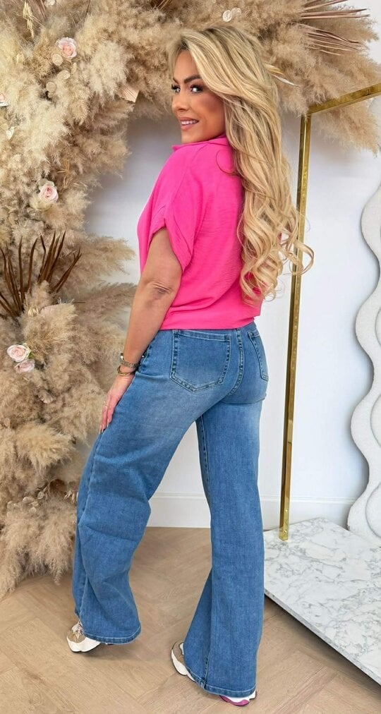 GOLDEN KNOT BLOUSE PINK