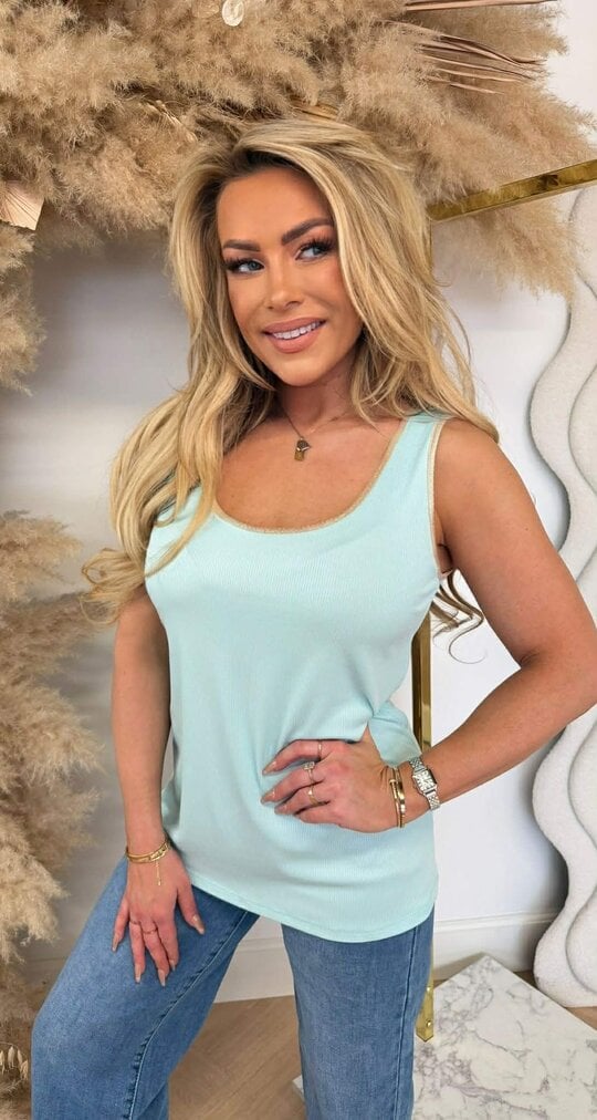 JOLIE GOLDY SINGLET AQUA JOLIE GOLDY SINGLET AQUA