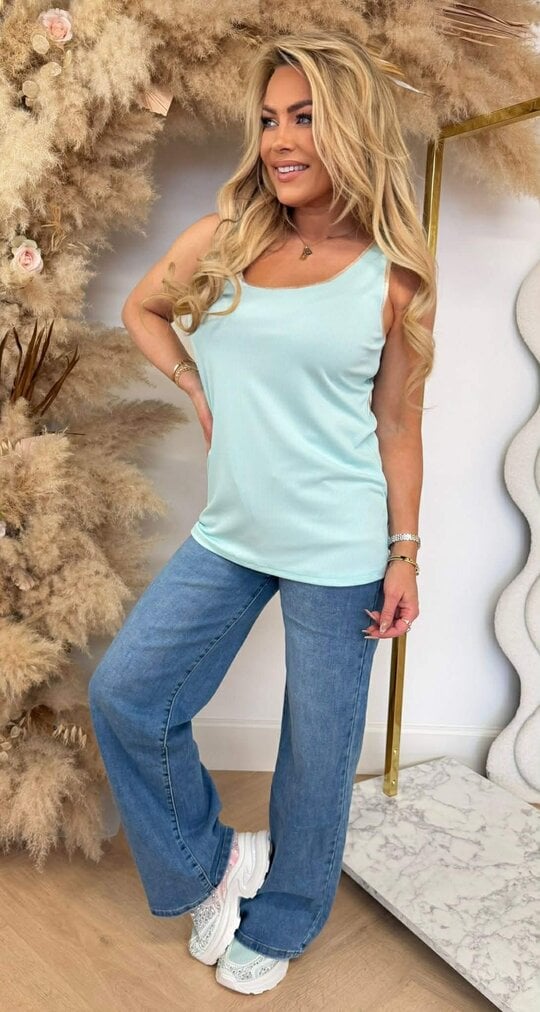 JOLIE GOLDY SINGLET AQUA JOLIE GOLDY SINGLET AQUA