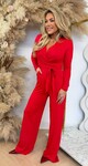 CHIC TRAVEL JUMPSUIT 7561 RED
