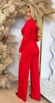 CHIC TRAVEL JUMPSUIT 7561 RED