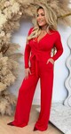 CHIC TRAVEL JUMPSUIT 7561 RED