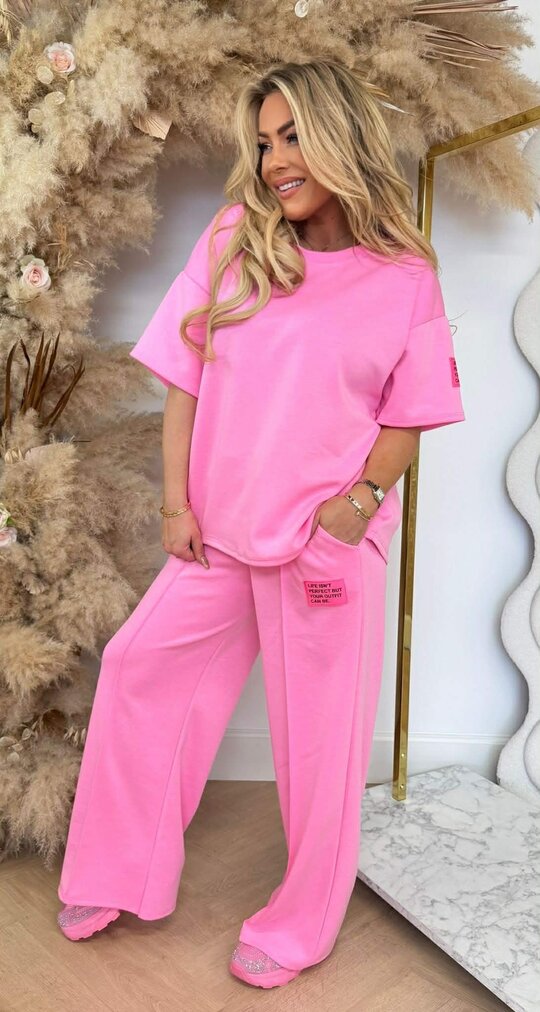 VIRAL LONG EMBLEEM SET PINK VIRAL LONG EMBLEEM SET PINK