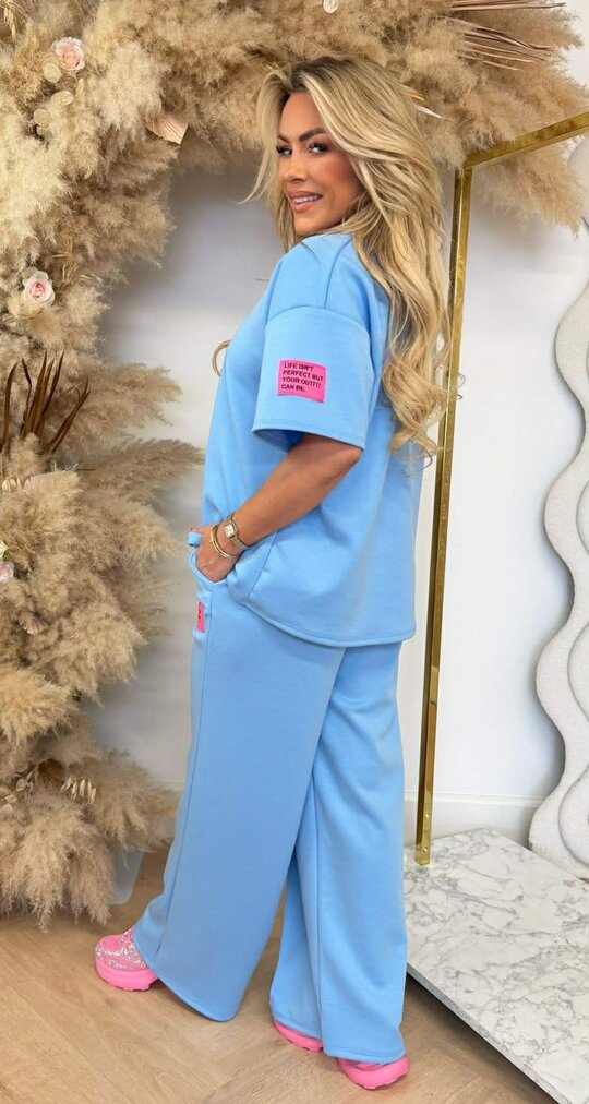 VIRAL LONG EMBLEEM SET BLUE