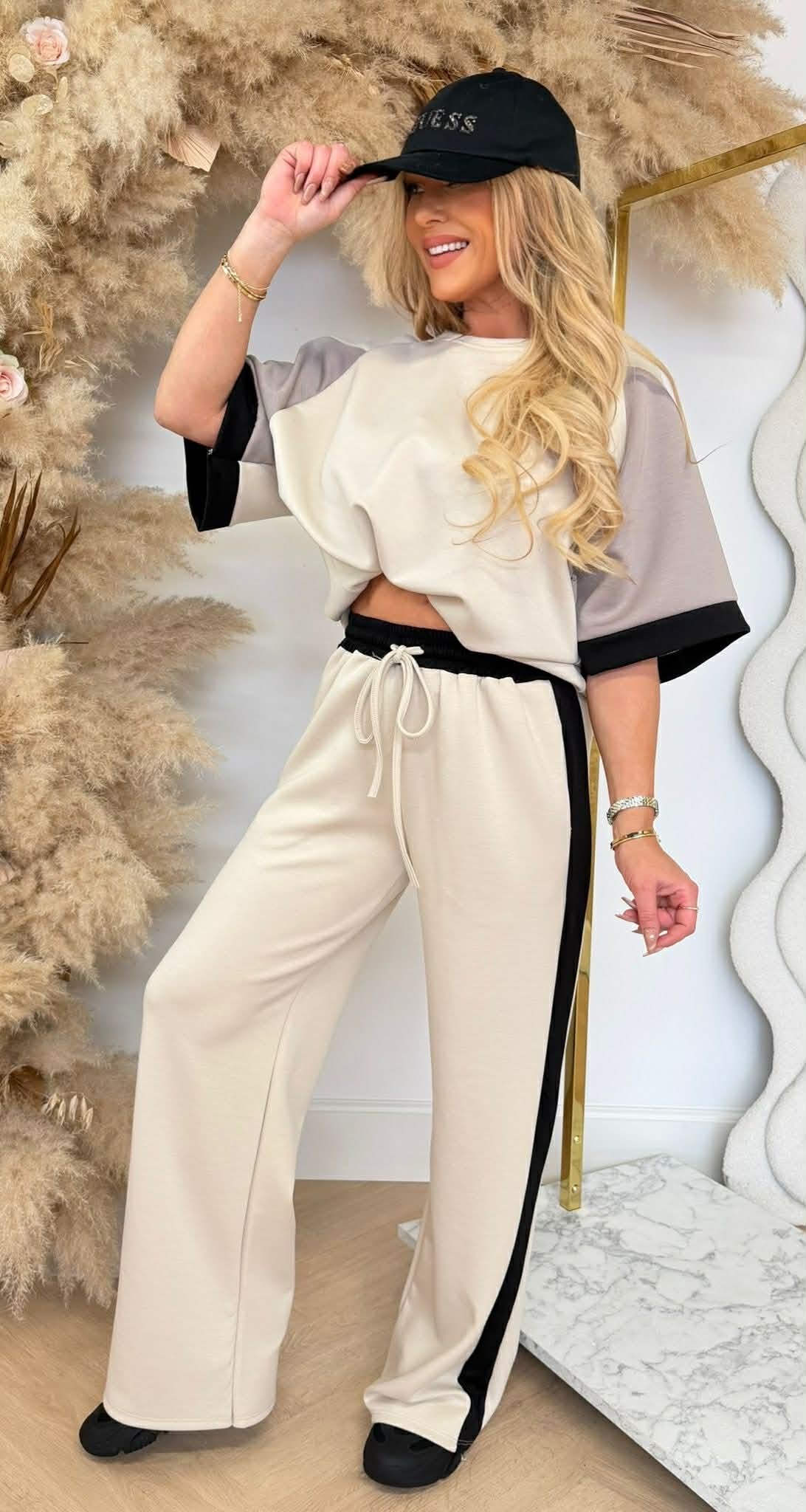 GIGI TWEEDELIGE SET BEIGE