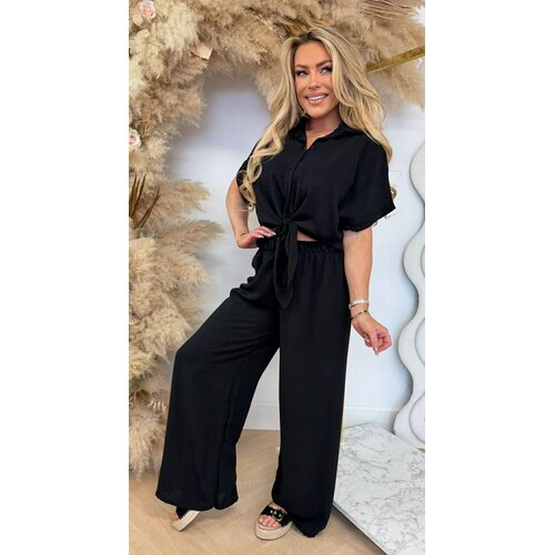 SIMPLE CLASSY CO-ORD SET BLACK