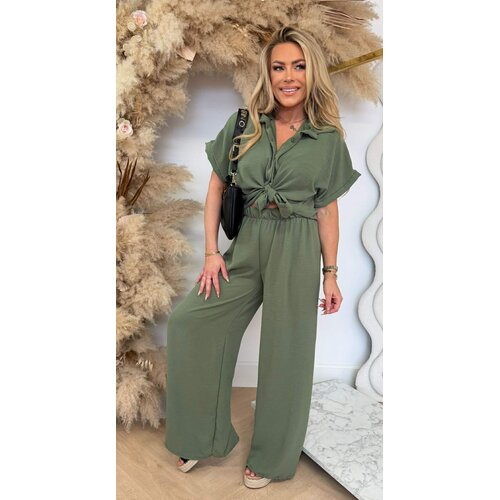 SIMPLE CLASSY CO-ORD SET ARMY
