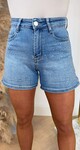 STRETCHY GLITTER SHORT 667 DENIMBLUE