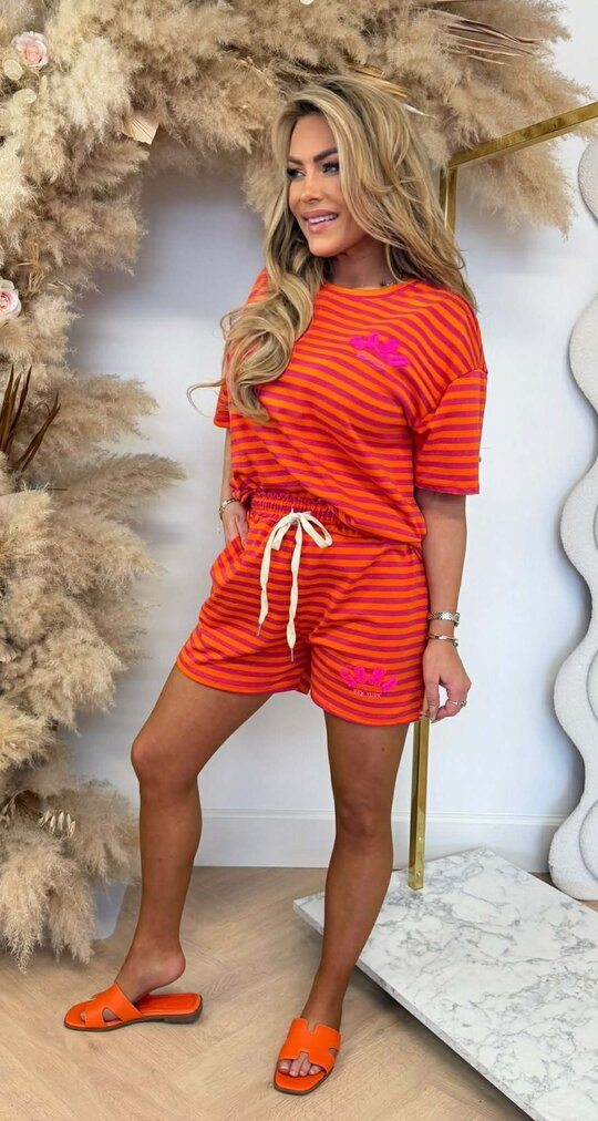 STRIPE SOHO SET ORANGE STRIPE SOHO SET ORANGE