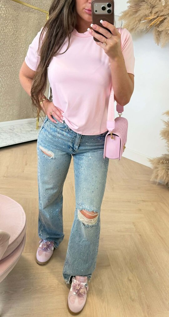 SMOOTH FIT BASIC TEE PINK