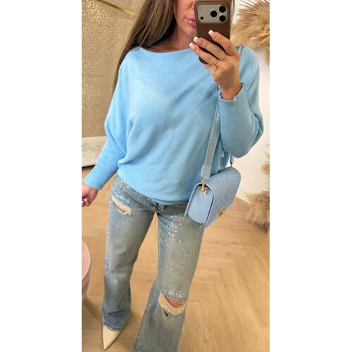 LAURA SOFT TOUCH TOP ICEBLUE