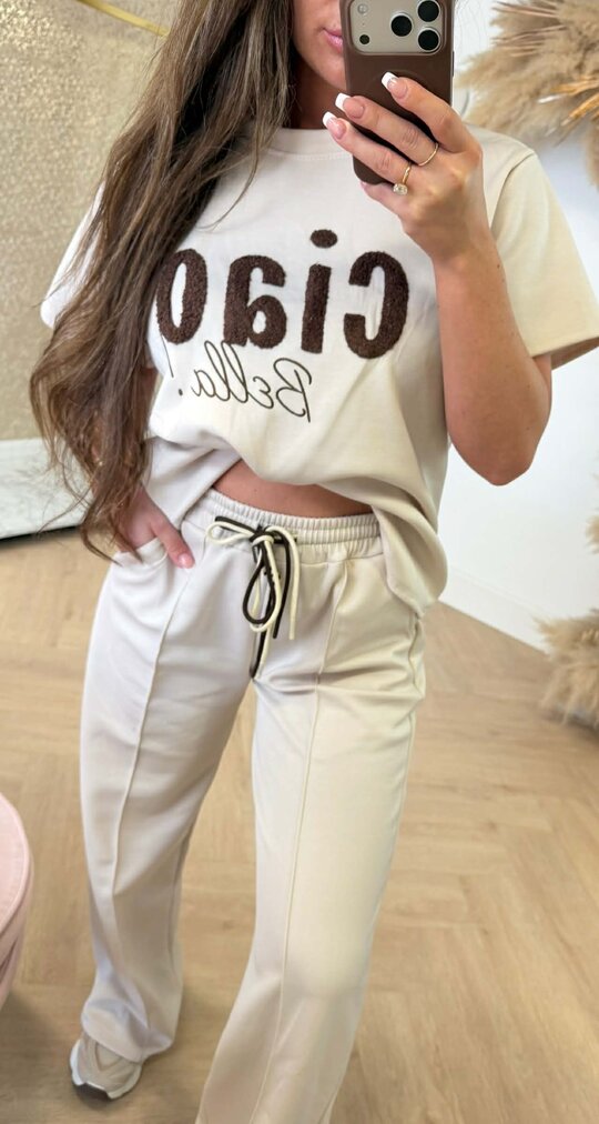 CIAO BELLA SET BEIGE/CHOCO