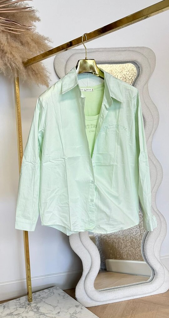 SAINT TROPEZ BLOUSE + TOP 15531 MINT
