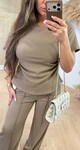 NINI STRETCHY SET TAUPE