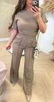 NINI STRETCHY SET TAUPE