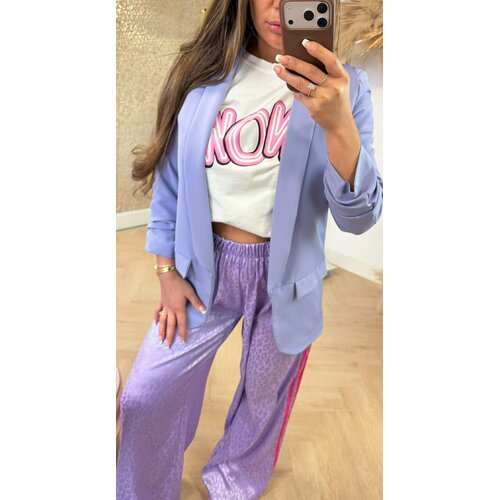 MUSTHAVE CROPPED MOUW BLAZER LILA