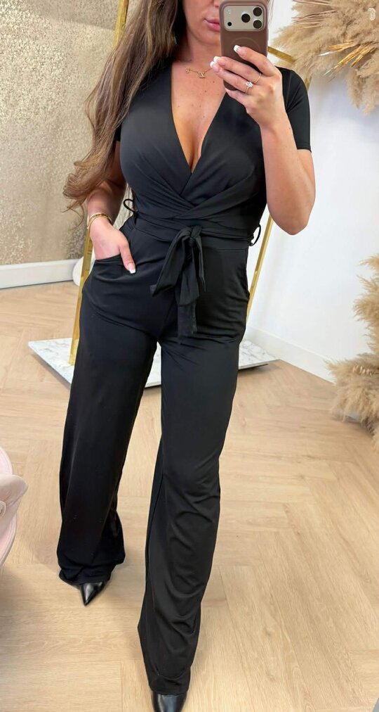 BY SWAN TRAVEL BASIC JUMPSUIT 7721 BLACK