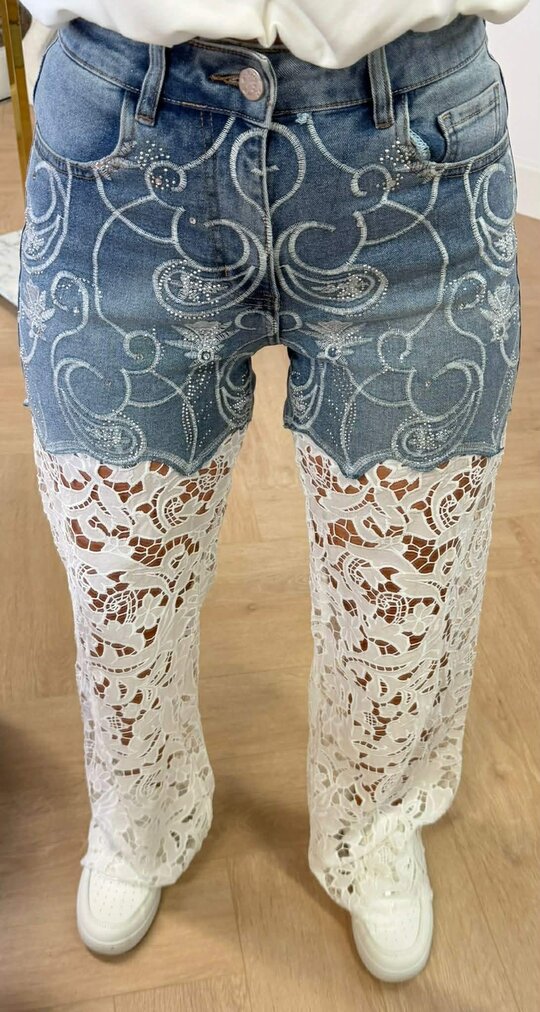 LACE FESTIVAL JEANS 7013 DENIMBLUE