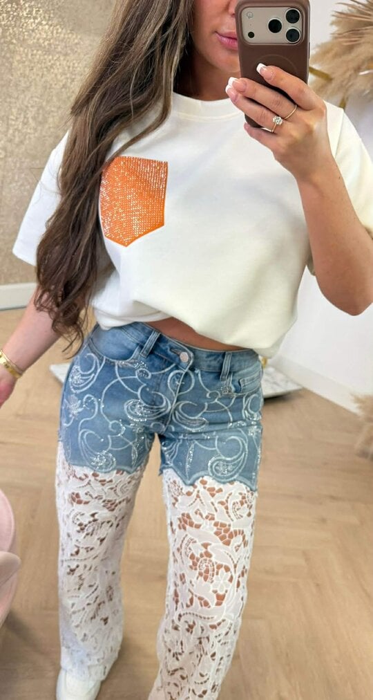 KING POCKET TEE OFFWHITE