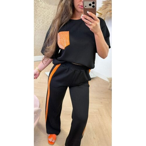 WILLEMIJN GLITTER SET BLACK