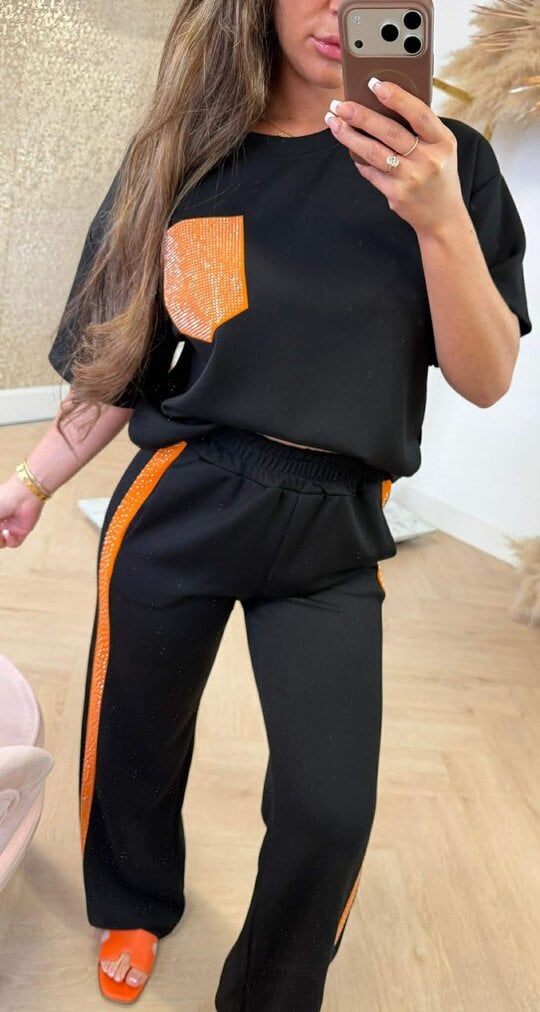 WILLEMIJN GLITTER SET BLACK