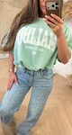 MALIBU CROPPED TEE MINT