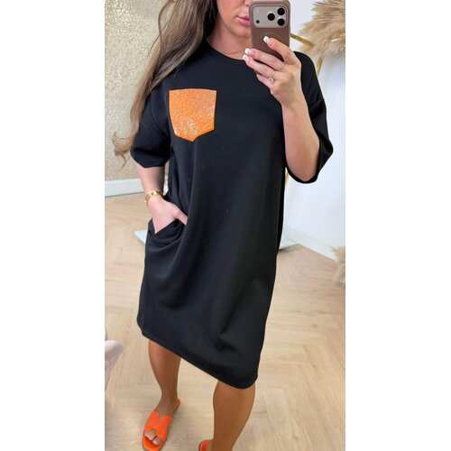 AMALIA SHIRT DRESS BLACK