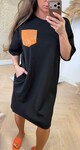 AMALIA SHIRT DRESS BLACK
