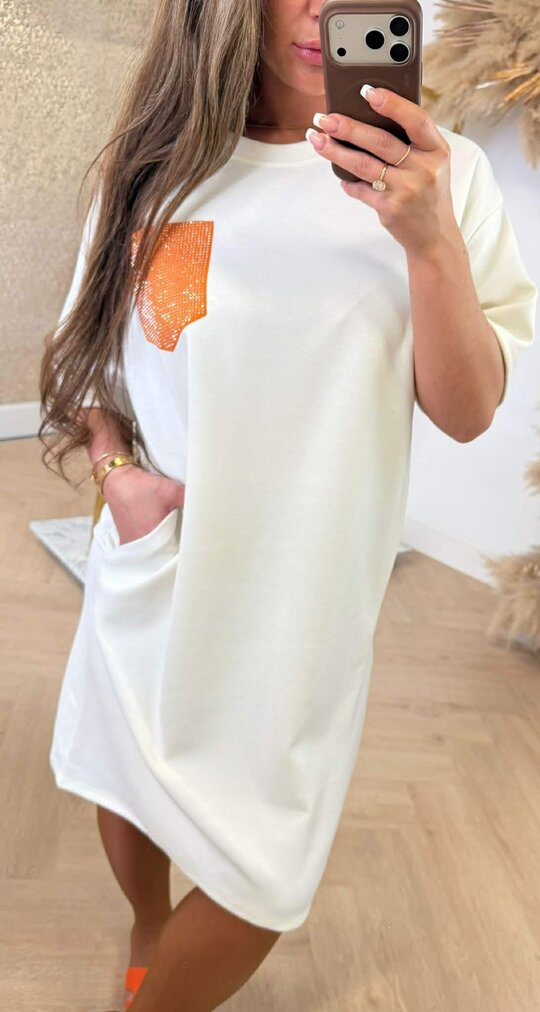 AMALIA SHIRT DRESS OFFWHITE