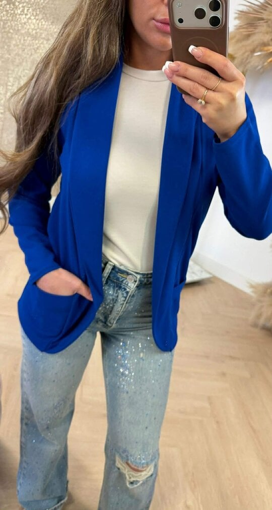 BASIC VESTJE L MOUW KINGSBLUE