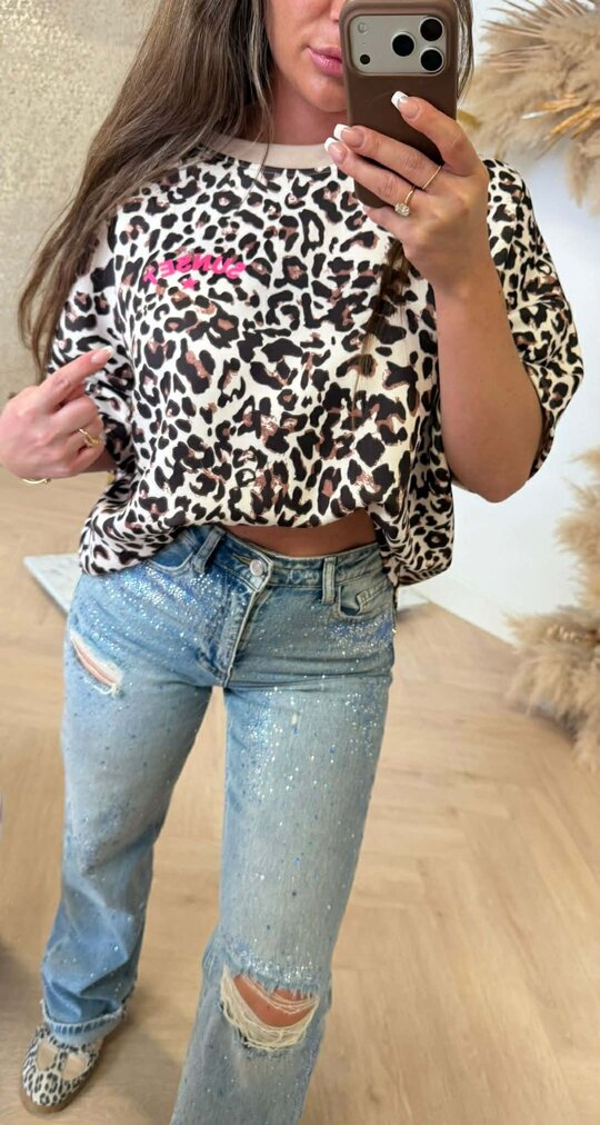 SUNSET IBIZA LEO SHIRT NEONPINK