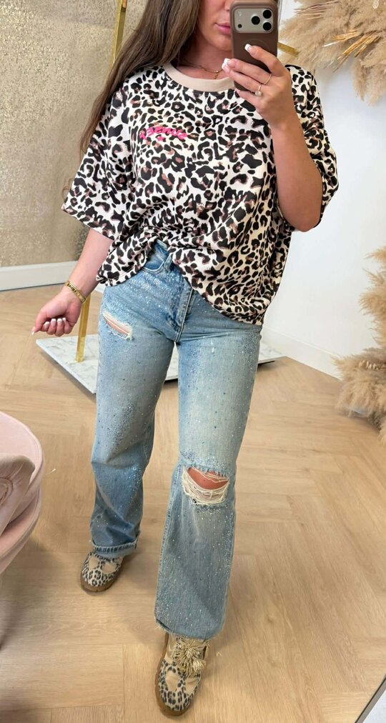 SUNSET IBIZA LEO SHIRT NEONPINK