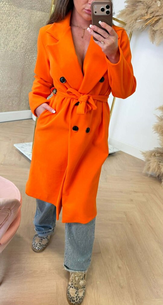 TRENCH COAT ORANGE