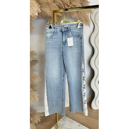 GLITZ LACE JEANS 1056 DENIMBLUE