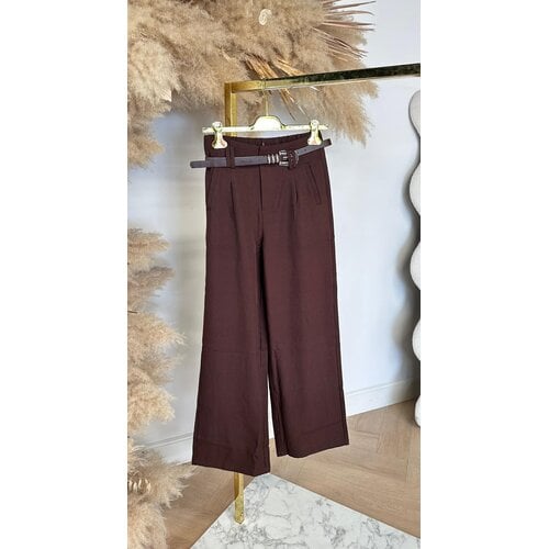 STRAIGHT LEG BELT 2662 PANTALON CHOCO